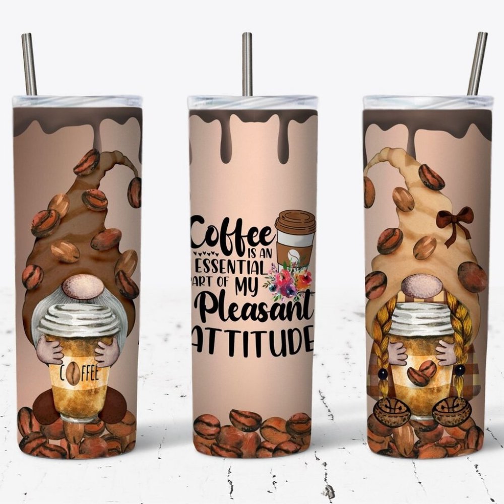 Coffee is Essential Gnome Tumbler